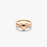 18K Rose Gold 0.423ctw Diamond Right Hand Ring