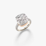 18K Two-Tone 3.60ctw Diamond Solitaire Ring
