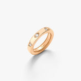 18K Rose Gold 0.14ctw Diamond Right Hand Ring