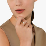 18K Rose Gold 0.10ctw Diamond Solitaire Ring