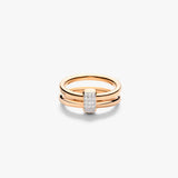 18K Rose Gold 0.10ctw Diamond Solitaire Ring