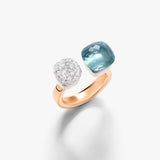 18K Two-Tone 0.80ctw Diamond Solitaire Ring