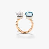 18K Two-Tone 0.80ctw Diamond Solitaire Ring