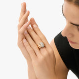 18K Rose Gold 0.10ctw Diamond Solitaire Ring
