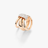 18K Rose Gold 0.10ctw Diamond Solitaire Ring