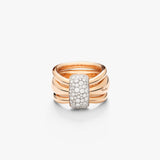 18K Rose Gold 0.10ctw Diamond Solitaire Ring