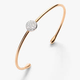 18K Rose Gold 0.223ctw Diamond Bangle