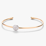 18K Rose Gold 0.20ctw Diamond Bangle