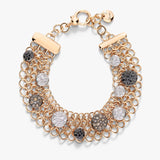 18K Rose Gold 1.05ctw Diamond Chain Bracelet