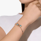 18K Rose Gold 0.02ctw Diamond Bangle