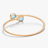 18K Rose Gold 0.02ctw Diamond Bangle