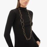 18K Rose Gold  Chain Necklace