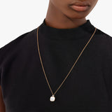18K Rose Gold 0.10ctw Diamond Pendant