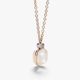 18K Rose Gold 0.10ctw Diamond Pendant