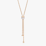18K Two-Tone ctw Diamond Pendant Necklace