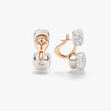 18K Two-Tone 3.53ctw Diamond Earring Jacket Ring