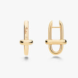 18K Rose Gold  Hoops Earrings