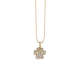 14K Yellow Gold 0.87ctw Diamond Paw Charm