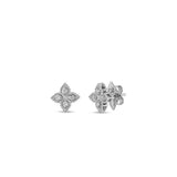 18K White Gold 0.07ctw Diamond Studs Earrings