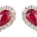 18K Rose Gold 0.35ctw Studs
