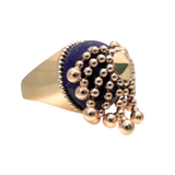 18K Rose Gold 20.68ctw Gemstone Right Hand Ring Ring