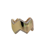 18K Yellow Gold 0.78ctw Diamond Right Hand Ring