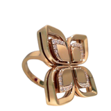 18K Rose Gold 0.28ctw Diamond Right Hand Ring