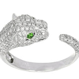 18K White Gold 0.90ctw Diamond Right Hand Ring