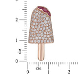 18K Rose Gold 1.16ctw Diamond Pendant