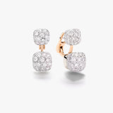 18K Two-Tone 3.53ctw Diamond Earring Jacket