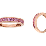18K Rose Gold  Pink Rose 1.95ctw Diamond Right Hand Ring