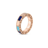 18K Rose Gold 0.03ctw Diamond Right Hand Ring