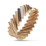 18K Rose Gold 1.86ctw Diamond Bangle
