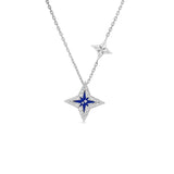18K White Gold 0.35ctw Diamond Charm Necklace