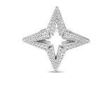 18K White Gold 1.37ctw Diamond Right Hand Ring