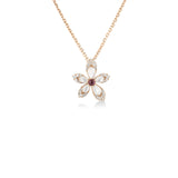 18K Rose Gold 0.22ctw Diamond Chain Necklace