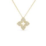 18K Yellow Gold 0.30ctw Diamond Chain Necklace