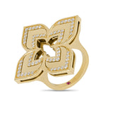 18K Yellow Gold 0.57ctw Diamond Right Hand Ring