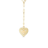 18K Yellow Gold 0.22ctw Diamond Pendant Necklace