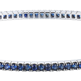 18K White Gold 3.40ctw Diamond Bangle