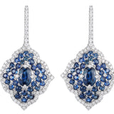 18K White Gold 0.75ctw Studs