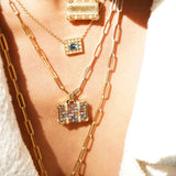 14K Yellow Gold 0.15ctw Diamond Pendant