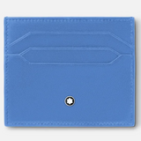 Montblanc Dusty Blue Card Holder 6Cc Meisterstuck Montblanc 198326