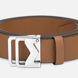 Montblanc Grainy Caramel Leather Belt 198640