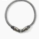 18K White Gold 1.77ctw Diamond Naga Choker