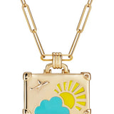 14K Yellow Gold  Pendant Necklace