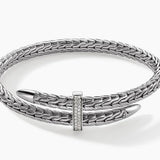 Sterling Silver 0.24ctw Diamond Flex Bracelet