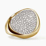 14K Yellow Gold 1.86ctw Diamond Right Hand Ring