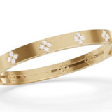 18K Yellow Gold 0.45ctw Diamond Bangle