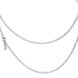 18K White Gold 1.95ctw Diamond Chain Necklace